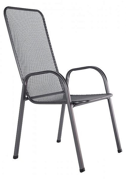 Zahradní kovová sestava CAMILLA II. 1+4 Stůl ø 90 cm (CT0313)
