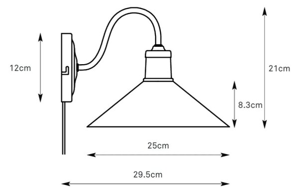 Markslöjd Vela nástěnné svítidlo 1x40 W bílá-mosaz 108865