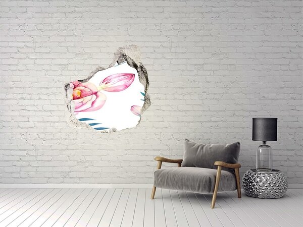 Fototapeta díra na zeď 3D Květinový vzor nd-p-94208415