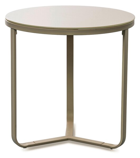 KONFERENČNÍ STOLEK, krémová, kov, 50/50/50 cm Xora - Konferenční stolky, Online Only