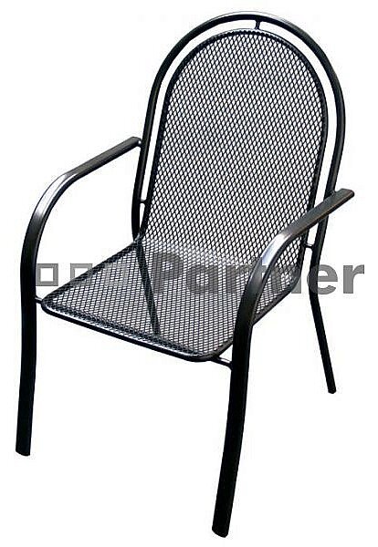 Zahradní kovová sestava CORINA I. 1+4 Stůl ø 90 cm (CT0313)