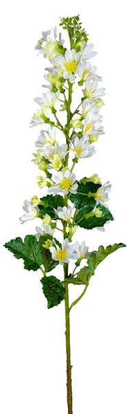 Animadecor Umělá květina - Ostrožka luční bílá 75cm