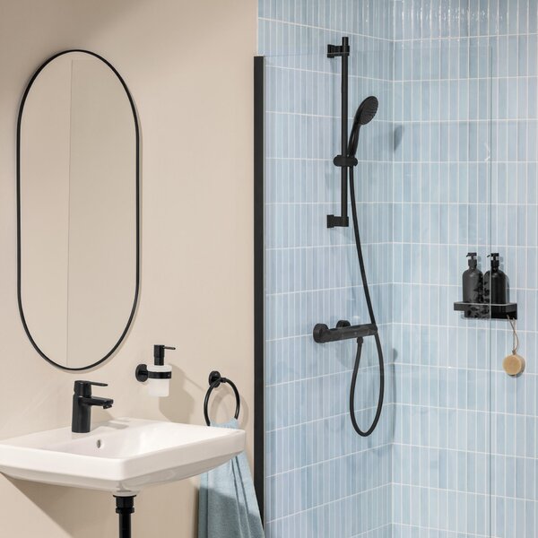 Grohe Precision Feel sprchová baterie nastěnná s termostatem černá 347902430