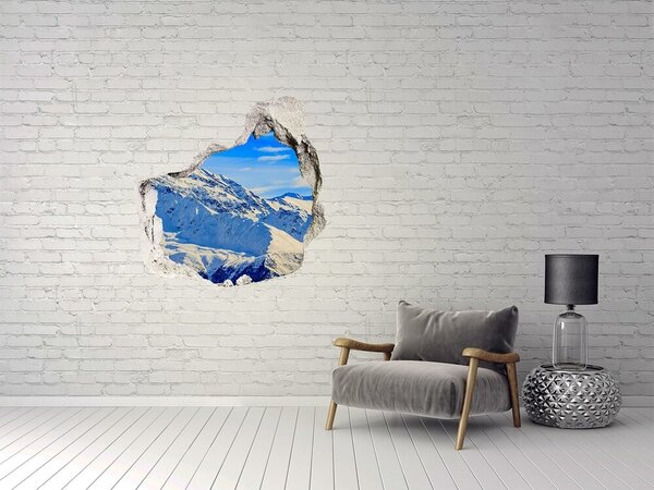 Fototapeta díra na zeď Alpy zima nd-p-96505174