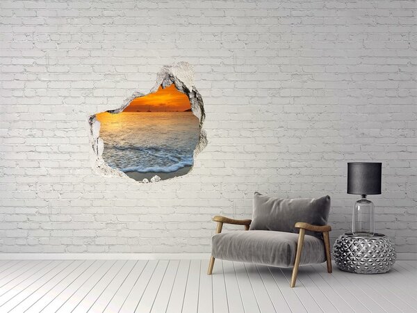 Díra 3D fototapeta nálepka Západ slunce moře nd-p-97995760