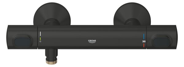 Grohe Precision Flow sprchová baterie nastěnná s termostatem černá 348402430