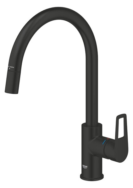 Grohe Start Edge kuchyňská baterie stojící černá 305562430