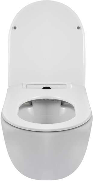 Balneo Luna wc mísa se sedátkem s pomalým sklápěním závěsná bez splachovacího kruhu bílá G0101010101-2