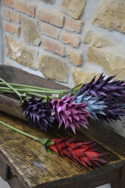 CERINO Umělá květina Kurkuma, 90cm fialová 1ks