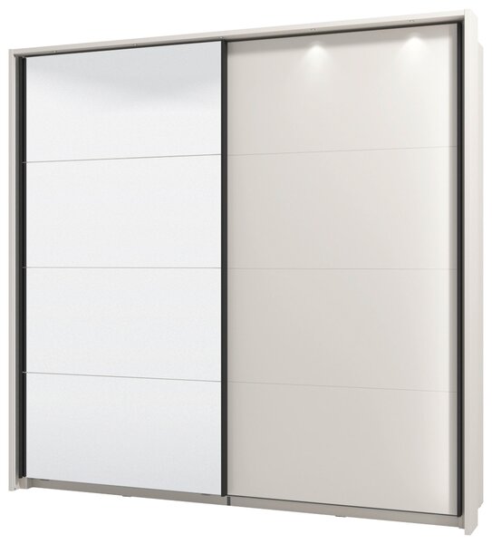 SKŘÍŇ S POSOUVACÍMI DVEŘMI, kašmírová, 220/217,5/62 cm Xora - Šatní skříně