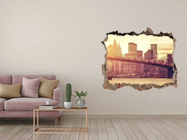 Fototapeta díra na zeď Manhattan New York nd-k-100207624
