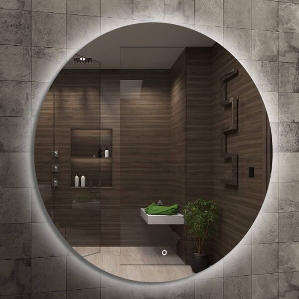 Venti Koło Led zrcadlo 100x100 cm kulatý s osvětlením 5907459662764