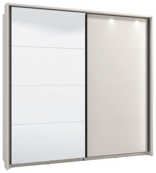 SKŘÍŇ S POSOUVACÍMI DVEŘMI, kašmírová, 220/217,5/62 cm Xora - Šatní skříně