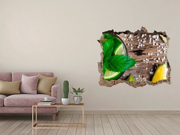 Nálepka 3D díra samolepící Mojito nd-k-100732459