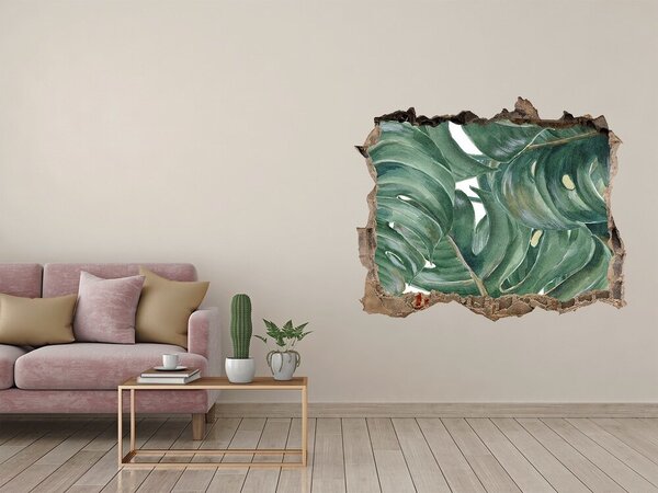 Nálepka 3D díra samolepící Monstera nd-k-101969533