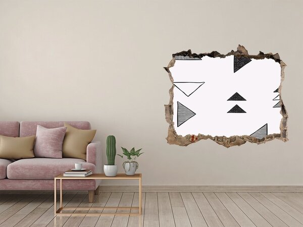 Fototapeta díra na zeď Trojúhelníky pozadí nd-k-101904659