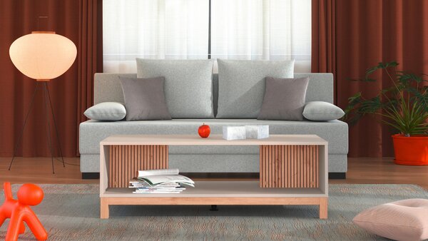 KONFERENČNÍ STOLEK, kašmírová, dub artisan, kompozitní dřevo, 120,5/55/41 cm Hom`in - Konferenční stolky