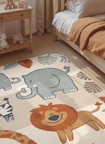 Dětský koberec Adventures 106409 Cream Multicolor 120x170 cm