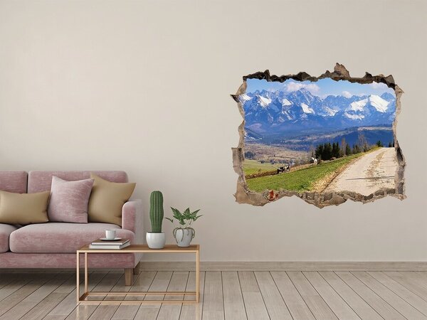 Samolepící nálepka beton Panorama Tatry nd-k-102913496