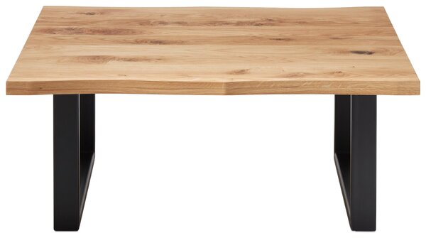 KONFERENČNÍ STOLEK, černá, barvy dubu, dřevo, kov, 110/70/45 cm Linea Natura - Konferenční stolky