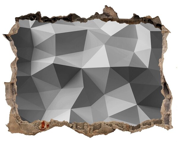 Díra 3D foto tapeta Abstrakce trojúhelníky nd-k-105539676