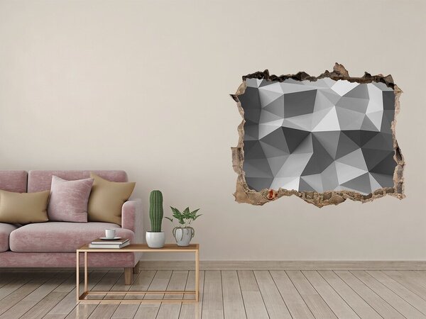Díra 3D foto tapeta Abstrakce trojúhelníky nd-k-105539676