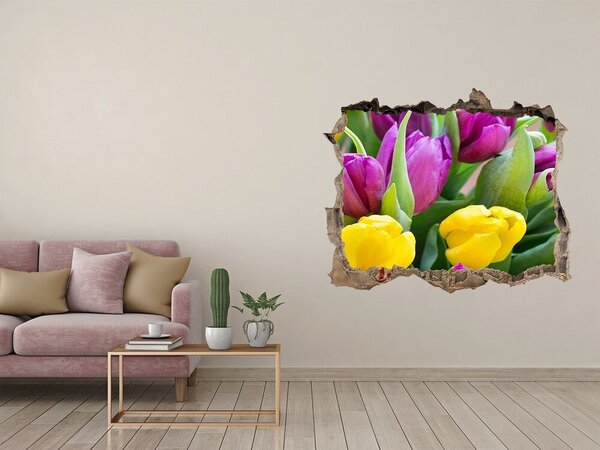 Samolepící nálepka na zeď Barevné tulipány nd-k-106061917