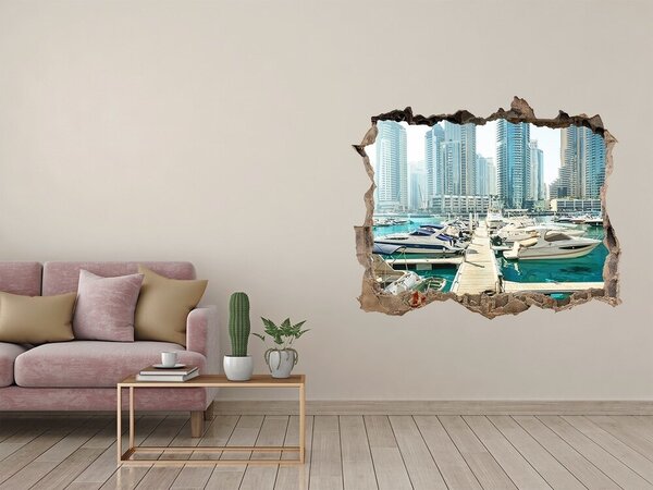 Fototapeta díra na zeď Marina Dubaj nd-k-106709864