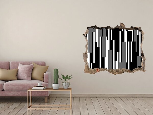 Fototapeta díra na zeď Černobílé linie nd-k-107133288