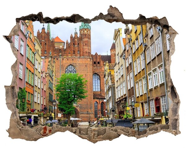 Fototapeta díra na zeď Gdaňsk Polsko nd-k-107559197