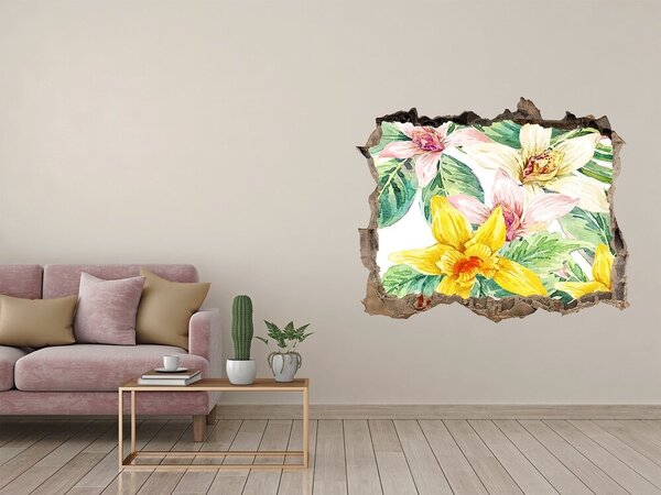Nálepka 3D díra samolepící Orchidej nd-k-108363816