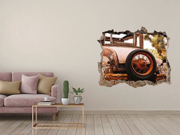 Foto fotografie díra na zeď Autovrak nd-k-109967314
