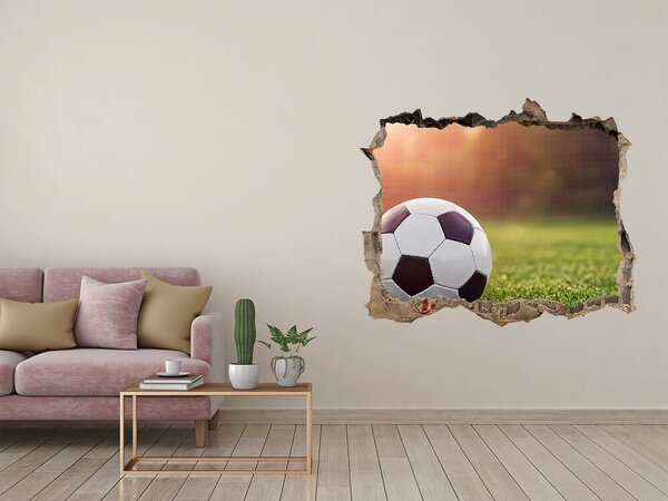 Fototapeta díra na zeď 3D Fotbal nd-k-110116373