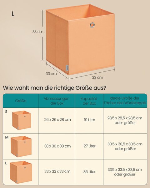 Sada 6 úložných boxů RFB233X01