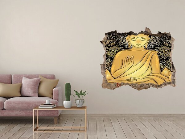 Díra 3D foto tapeta nálepka Sedící budha nd-k-112221840