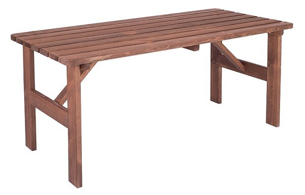 Masivní stůl z borovice dřevo mořené 30 mm (různé délky) 150 cm