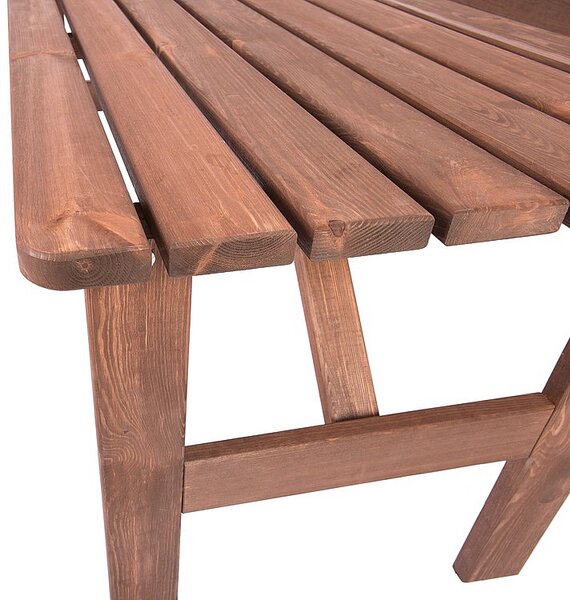 Masivní stůl z borovice dřevo mořené 30 mm (různé délky) 150 cm