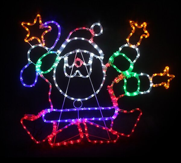 ACA DECOR LED Vánoční Santa, 288 LED, IP44