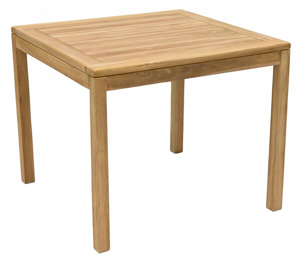 Zahradní stůl pevný FLORA 90x90 cm (teak)