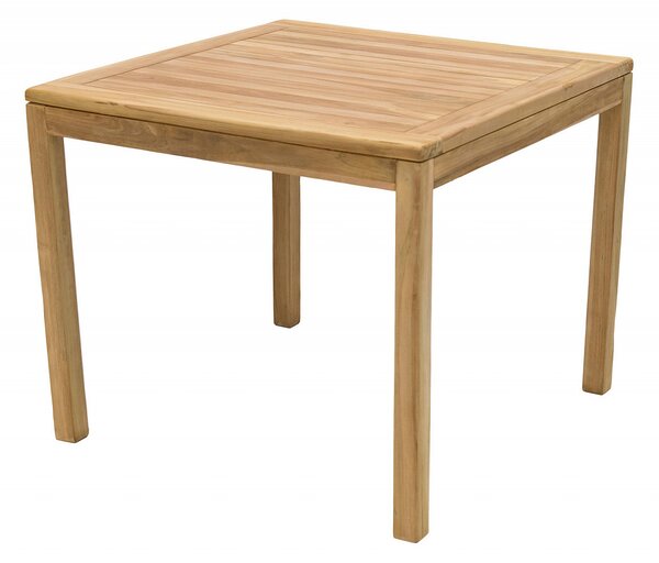 Zahradní stůl pevný FLORA 90x90 cm (teak)
