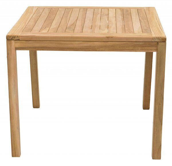 Zahradní stůl pevný FLORA 90x90 cm (teak)