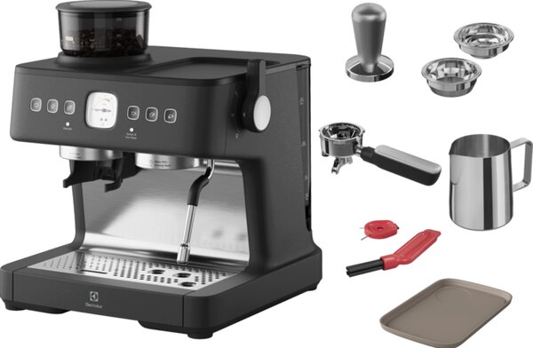 Electrolux Pákové espresso 800 s integrovaným mlýnkem E8EC1-8BP