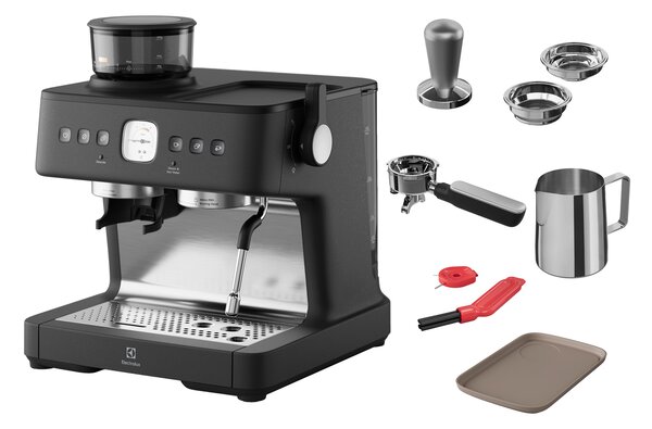Electrolux Pákové espresso 800 s integrovaným mlýnkem E8EC1-8BP