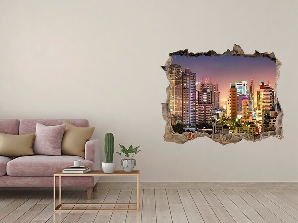 Fototapeta díra na zeď Bangkok noc nd-k-117173387