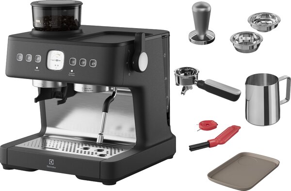Electrolux Pákové espresso 800 s integrovaným mlýnkem E8EC1-8BP