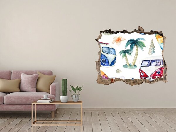 Fototapeta díra na zeď 3D Symboly surfingu nd-k-117354986