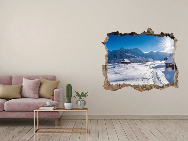 Díra 3D ve zdi nálepka Tatry nd-k-117760296