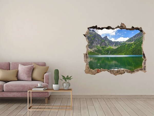 Díra 3D ve zdi nálepka Morské oko Tatry nd-k-119811349