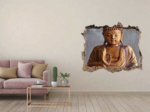 Samolepící nálepka na zeď Dřevěný budha nd-k-120485087