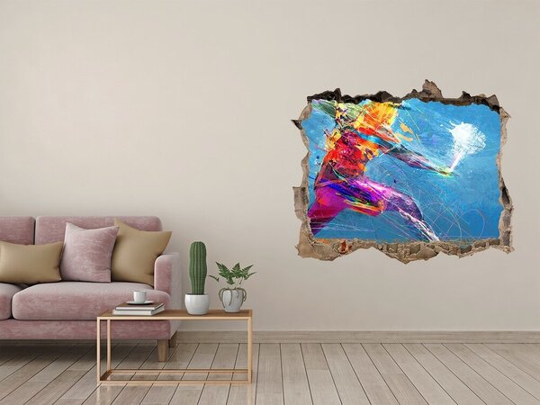 Fototapeta díra na zeď 3D Tenista nd-k-120409886